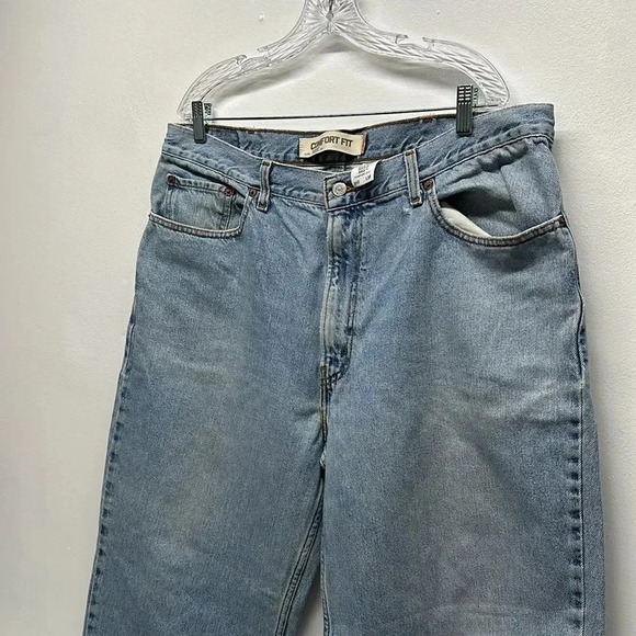 Levi's 560 Comfort Fit Denim Light Blue Jeans Men's Size 40 x 30" - Picture 2 of 11